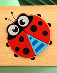 High Quality 3D Wooden Puzzle Baby Cartoon Animal Traffic Jigsaw  Early Learning Cognition Game Puzzle Toys for Children