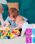 عصي مغناطيسية لتنمية المهارات الحركية والتنسيق الحسي بطريقة مبتكرة Magnetic Sticks- Fine Motor - Hand Eye Coordination - Motor Planning