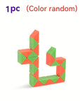 Magic Snake Folding Puzzle Cube Toy