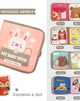 Animal Cognitive stimulation Fabric Book, Repeated Paste Book & Sensory toys