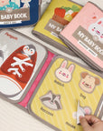 Animal Cognitive stimulation Fabric Book, Repeated Paste Book & Sensory toys