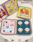 Animal Cognitive stimulation Fabric Book, Repeated Paste Book & Sensory toys