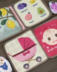 Animal Cognitive stimulation Fabric Book, Repeated Paste Book & Sensory toys