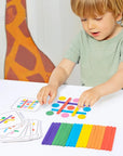 Wooden Creative Sticks And Rings Puzzle Intelligence Game Montessori Early Childhood Educational Toys For Children 3 Year Old