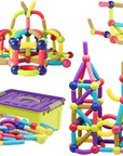 عصي مغناطيسية لتنمية المهارات الحركية والتنسيق الحسي بطريقة مبتكرة Magnetic Sticks- Fine Motor - Hand Eye Coordination - Motor Planning