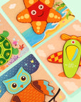 High Quality 3D Wooden Puzzle Baby Cartoon Animal Traffic Jigsaw  Early Learning Cognition Game Puzzle Toys for Children