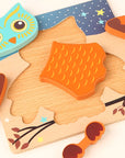 High Quality 3D Wooden Puzzle Baby Cartoon Animal Traffic Jigsaw  Early Learning Cognition Game Puzzle Toys for Children
