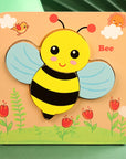 High Quality 3D Wooden Puzzle Baby Cartoon Animal Traffic Jigsaw  Early Learning Cognition Game Puzzle Toys for Children