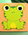 High Quality 3D Wooden Puzzle Baby Cartoon Animal Traffic Jigsaw  Early Learning Cognition Game Puzzle Toys for Children