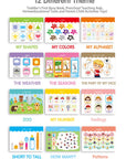 Interactive Arabic Montessori Book for Preschoolers -كتاب تعليمي تفاعلي للأطفال – مناسب من عمر ٣ سنوات