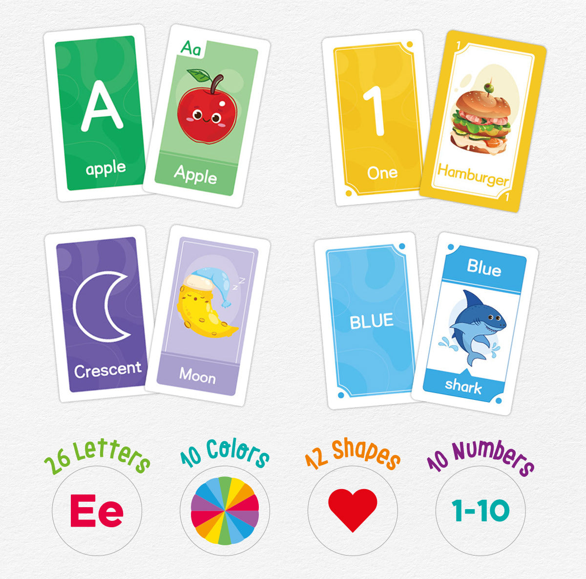Toddler Learning Flash Cards بطاقات تعليمية ممتعة للأطفال!