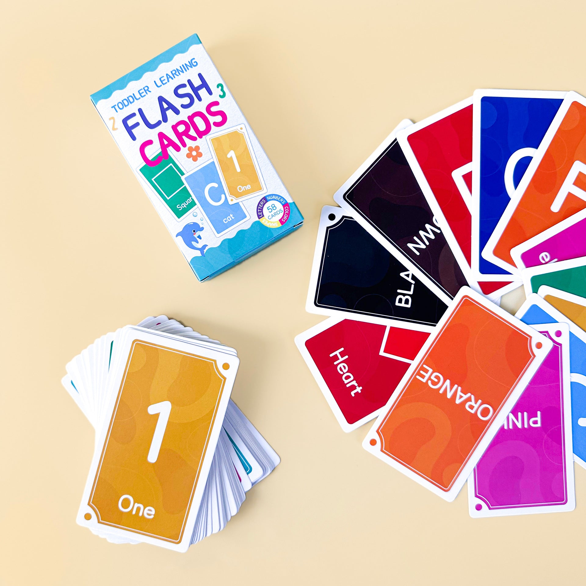 Toddler Learning Flash Cards بطاقات تعليمية ممتعة للأطفال!