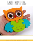 High Quality 3D Wooden Puzzle Baby Cartoon Animal Traffic Jigsaw  Early Learning Cognition Game Puzzle Toys for Children