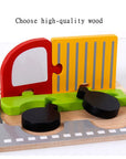 High Quality 3D Wooden Puzzle Baby Cartoon Animal Traffic Jigsaw  Early Learning Cognition Game Puzzle Toys for Children