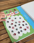 Interactive Arabic Montessori Book for Preschoolers -كتاب تعليمي تفاعلي للأطفال – مناسب من عمر ٣ سنوات