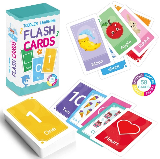 Toddler Learning Flash Cards بطاقات تعليمية ممتعة للأطفال!