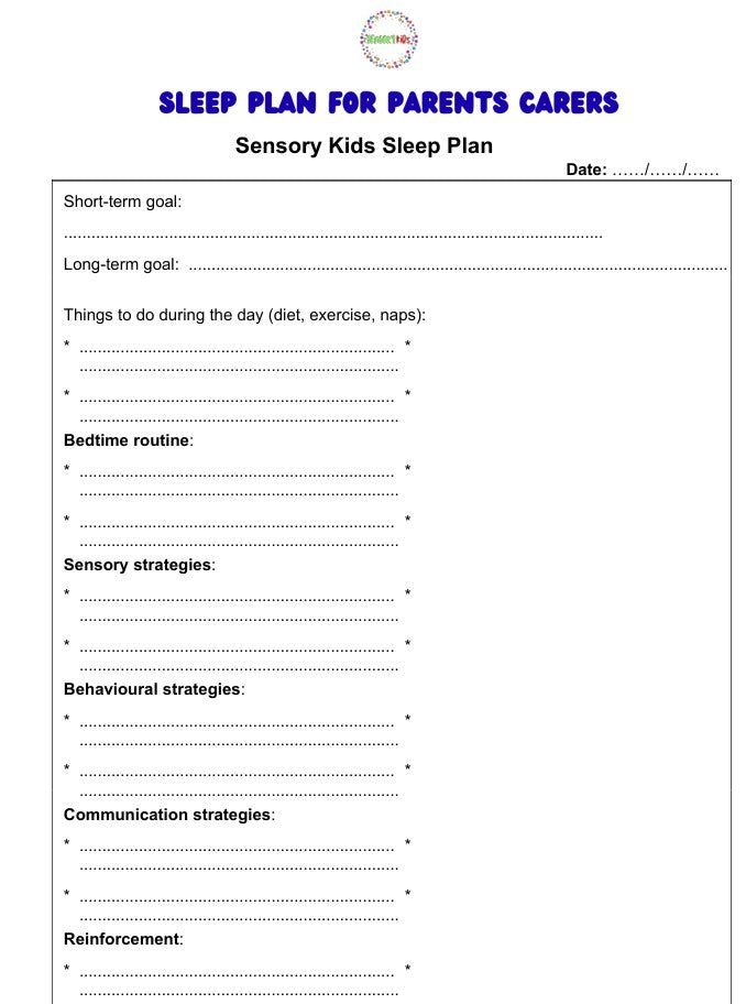 My Sensory Sleep Kit